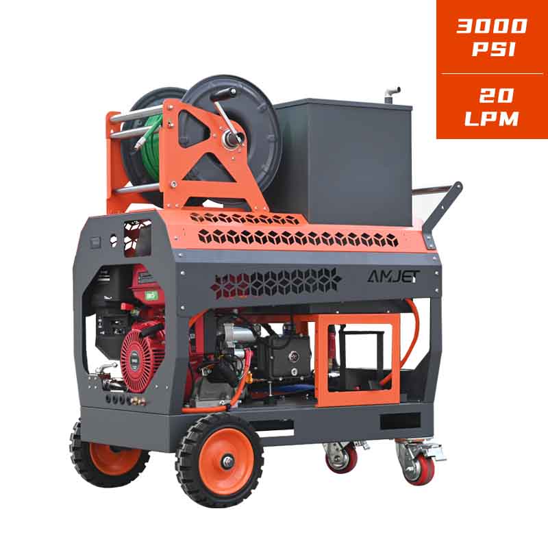 Thunder series TS2020 Honda GX390 Ski Mounted Sewer Pressure Cleaning Machine 3000psi5gpm